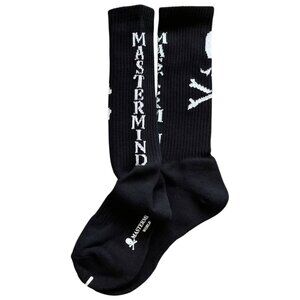 Mastermind World Back Skull Crew Socks Black